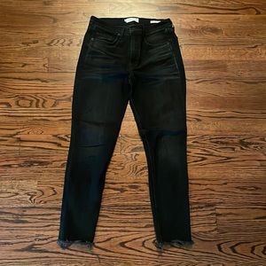 Nili Lotan Black High Waisted Skinny Jeans 29